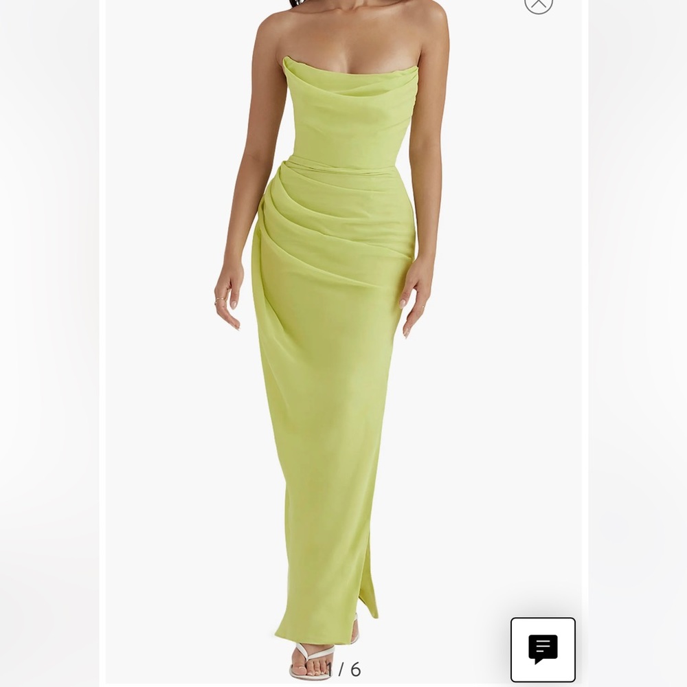 House of CB Adrienne strapless gown